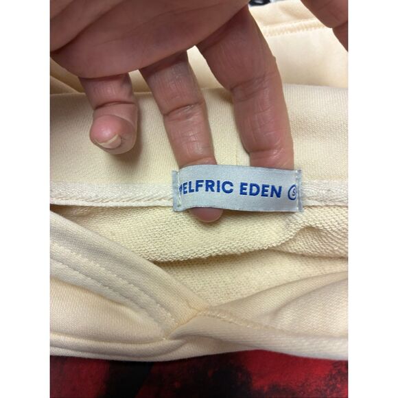 Aelfric Eden Cherry Hooded Sweatshirt in Cream Size S - Picture 8 of 10